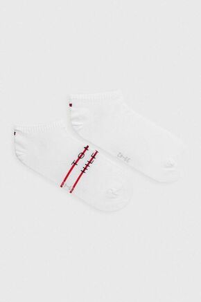 Set od 2 para muških čarapa Tommy Hilfiger 701222188 White 001