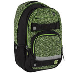 Spirit: Campus zeleno-crna školska torba, ruksak 46x32x19cm