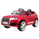 Licencirani auto na akumulator Audi Q7 - crveni/lakirani