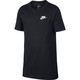 Majica za dječake Nike NSW Tee Embedded Futura B - black/white