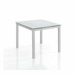 Proširiv blagovaonski stol sa staklenom pločom stola 90x90 cm – Tomasucci