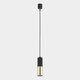 TK LIGHTING 4366 | Elit Tk Lighting visilice svjetiljka s mogućnošću skraćivanja kabla 1x GU10 crno, krom
