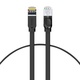 Baseus Cat 6 UTP Ethernet RJ45 kabel ravni 0,5m crni (paket od 5 komada)