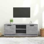 vidaXL TV ormarić siva boja betona 102x35x36,5cm od konstruiranog drva