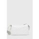 Torba MICHAEL Michael Kors boja: bijela - bijela. Mala torba iz kolekcije MICHAEL Michael Kors. na kopčanje model izrađen od ekološke kože. Uz model dolazi i etui za slušalice.