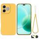 HQ Premium Quality Protuklizna silikonska maskica za Honor 600 Lite Mat Žuta