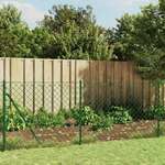 vidaXL Žičana ograda s prirubnicom zelena 0,8 x 25 m