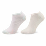 Set od 2 para niskih ženskih čarapa Tommy Hilfiger 701222650 Light Pink 039