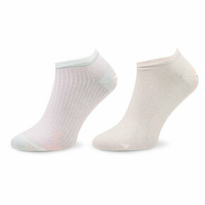 Set od 2 para niskih ženskih čarapa Tommy Hilfiger 701222650 Light Pink 039