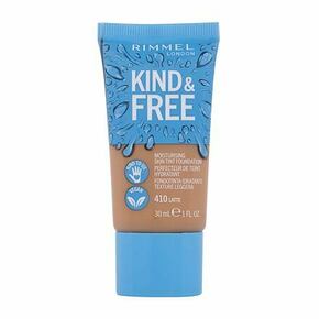 Rimmel London Kind &amp; Free Moisturising Skin Tint Foundation hidratantni puder 30 ml nijansa 410 Latte