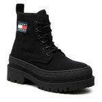 Planinarske cipele Tommy Jeans Foxing Boot EN0EN01903 Black BDS