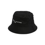 Pamučni šešir Tommy Hilfiger boja: crna, pamučni - crna. Šešir iz kolekcije Tommy Hilfiger. Model s uskim obodom, izrađen od glatkog materijala.
