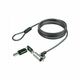 StarTech.com Nano Laptop Cable Lock, 6ft (2m), Anti-Theft Keyed Lock, Security Cable Locks Nano Slot Computers, For HP EliteBook/Lenovo ThinkPad X1/2-1 Laptops, Cut-Resistant Steel Cable Lock For Lapt