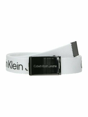 Calvin Klein Jeans Remen tamo siva / crna melange / bijela