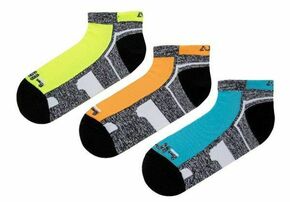 Čarape za tenis Fila Unisex Invisible Mutltisport Socks 3P - shock black/multicolor
