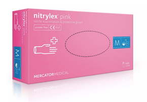 NITRYLEX PINK - Nitrilne rukavice (bez pudera) roze