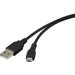Renkforce USB kabel USB 3.2 gen. 1 (USB 3.0) USB-A utikač, USB-Micro-B utikač 1.00 m crna pozlaćeni kontakti