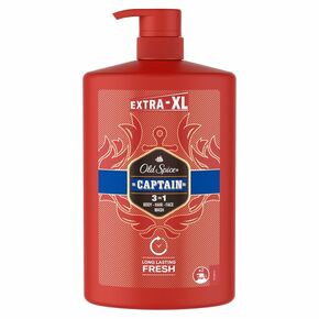 Old spice gel za tuširanje i šampon captain XL 1000ml