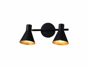 Zidna svjetiljka (lampa) W10139 - 2 mat crni 2XE14