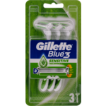 Gillette blue3 jednokratne britvice Sensitive 3 kom