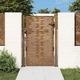 vidaXL Vrtna vrata 105 x 130 cm od čelika COR-TEN četvrtasti dizajn