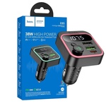 hoco. FM modulator, Bluetooth, 12/24V, 2 x USB, PD QC3.0 20W - E85 Tiger 59457