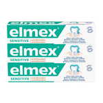 Elmex Sensitive zubna pasta, 3x 75 ml