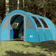 vidaXL Šator za kampiranje za 4 osobe plavi 483x340x193 cm taft 185T
