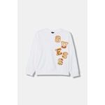 Dječja pamučna dukserica Guess bijela L6GQ02.KA6R4.PPY2.M