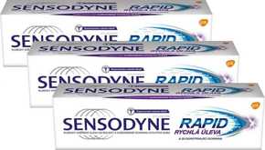 Sensodyne Rapid pasta za zube za osjetljive zube 3x75 ml
