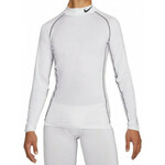 Muška kompresijska odjeća Nike Pro Dri-Fit Tight LS Mock M - white/black/black