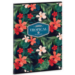 Tropical Wildblume bilježnica na kockice A/4