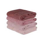 WEBHIDDENBRAND Hand komplet ručnika, rozi, 4 komada