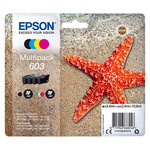EPSON C13T03U64010, originalna tinta, crna + šarena, 3,4ml