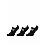 Set od 3 para muških niskih čarapa Vans Classic Kick VN000F0ZBLK1 Black