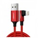 Kabel UGREEN, kutni Lightning na USB 2.0 A (M), kutni 90°, crveni, 1m