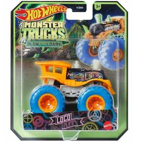 Hot Wheels: Monster Trucks Loco Punk koji svijetli u mraku - Mattel