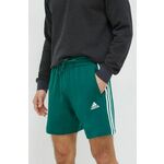 ADIDAS SPORTSWEAR Sportske hlače 'Essentials' zelena / bijela