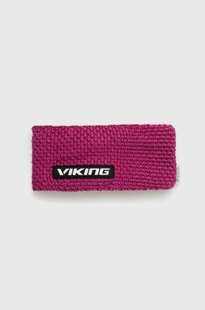 Viking traka za glavu - roza. Traka iz kolekcije Viking. Model izrađen od termoaktivnog materiala od merino vune.