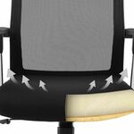 SONGMICS office chair black OBN83B