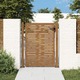 Vrtna vrata 105 x 130 cm od čelika COR-TEN četvrtasti dizajn