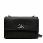 Torbica Calvin Klein Re-Lock Conv Shoulder Bag_Jqc K60K612641 Crna
