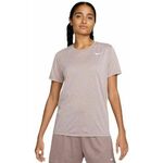 Ženska majica Nike Dri-Fit T-Shirt - smokey mauve/pure/heather/white
