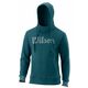 Muška sportski pulover Wilson Script Eco Cotton PO Hoody Slimfit - blue coral