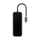 Adapter 4w1 Baseus Hub USB-C na 4xUSB 3.0 (tamno sivi)