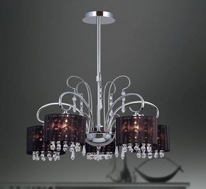 ITALUX MDM1583/5 | Span Italux luster svjetiljka 5x E14 krom