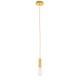 ITALUX DS-M-038 GOLD | Moderne svjetiljkea-IT Italux visilice svjetiljka 1x E27 zlatno, prozirno