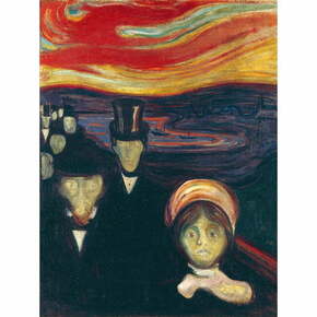 Reprodukcija slike Edvard Munch - Anxiety