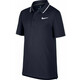 Majica za dječake Nike Court B Dry Polo Team - obsidian/white