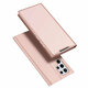 Dux Ducis Skin Pro Book torbica za Samsung Galaxy S22 Ultra: roza